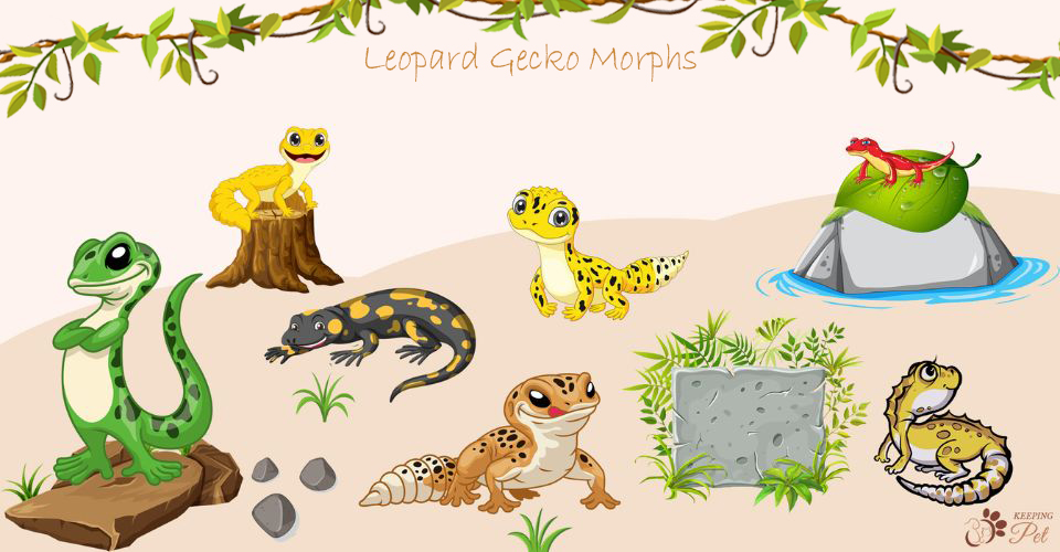 Leopard gecko morphs